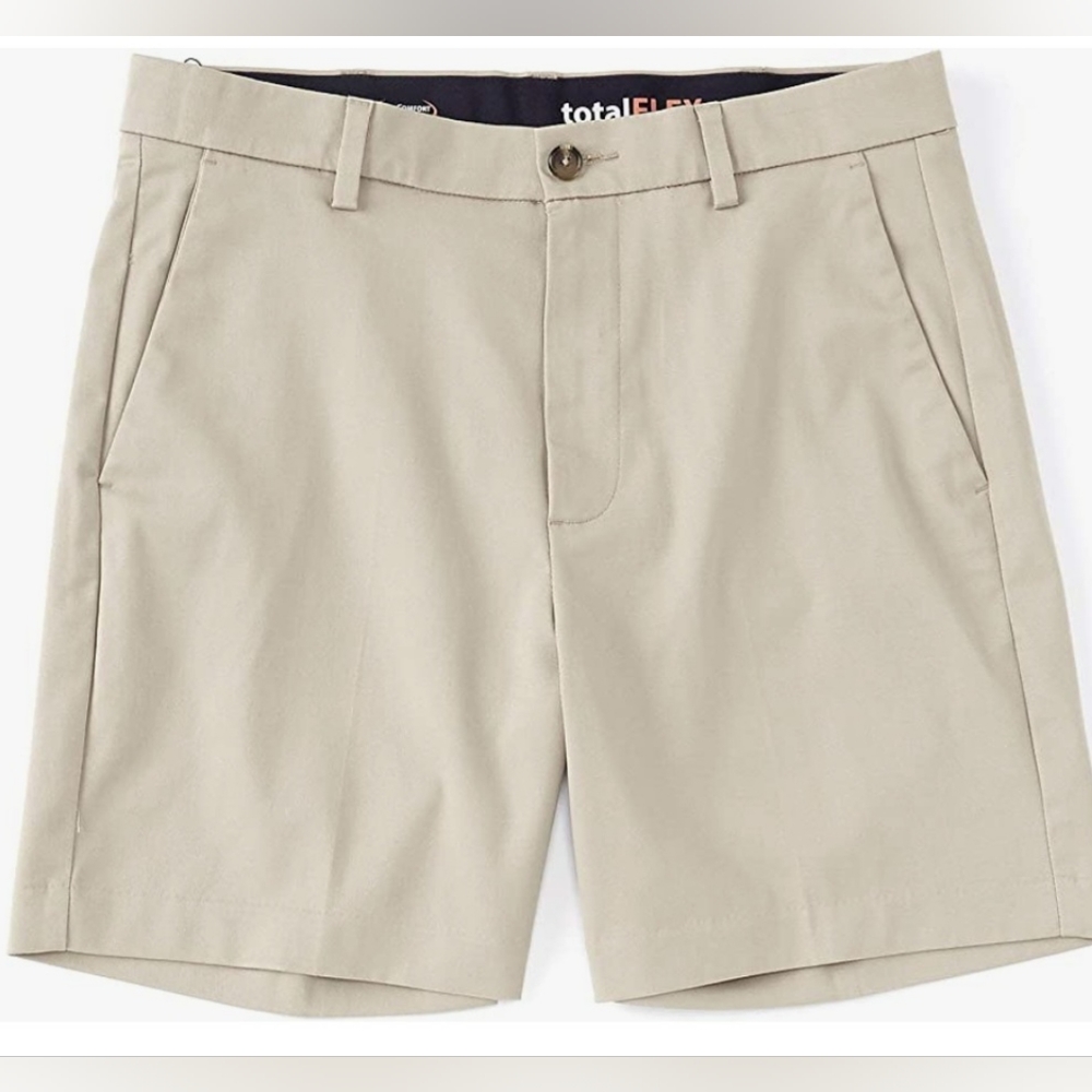 *NWOT Mens Roundtree & Yorke Total FLEX  Flat Front Shorts